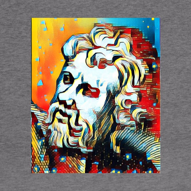 Epictetus Abstract Portrait | Epictetus Artwork 4 by JustLit